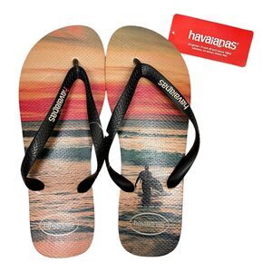 Havaianas Sandals Men's 13 Surf Flip Flops Shoes Hype 45-46 Beach Surfer Waves